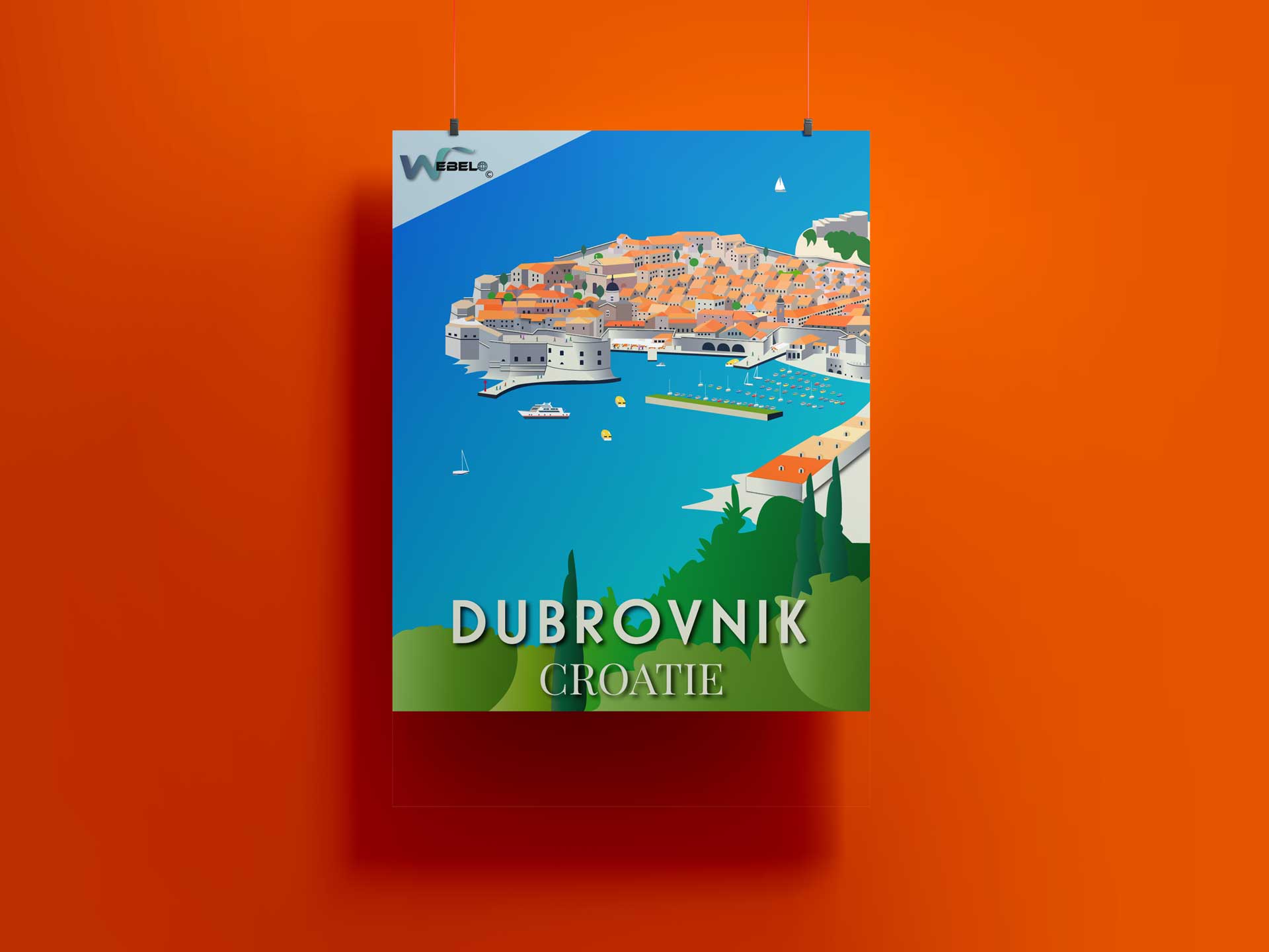 Affiche Dubrovnik